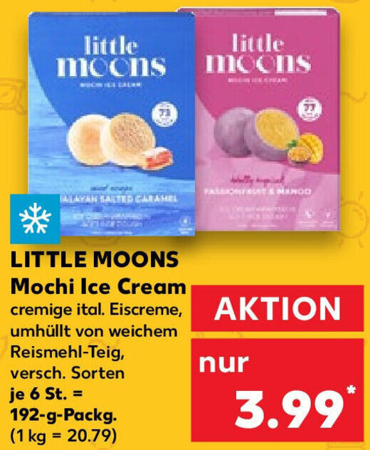 LITTLE MOONS Mochi Ice Cream 192gPackg. Angebot bei Kaufland