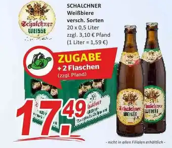 Getränke Fleischmann Schalchner Weißbiere Angebot