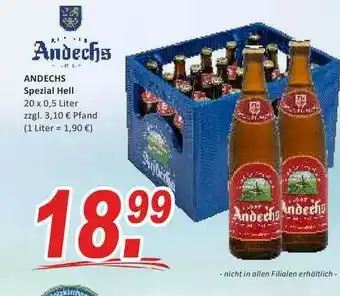 Getränke Fleischmann Andechs Spezial Hell Angebot