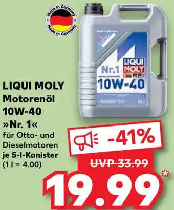 Kaufland LIQUI MOLY Motorenöl 10W-40, Nr. 1 Angebot