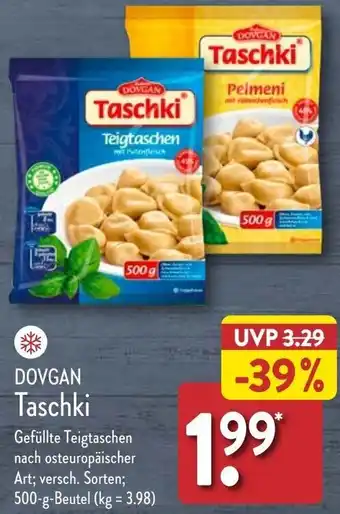 Aldi Nord DOVGAN Taschki 500 g Beutel Angebot