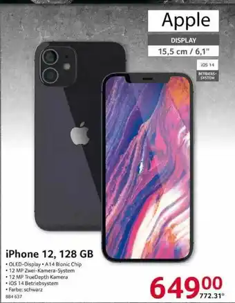 Selgros Iphone 12, 128 Gb Angebot