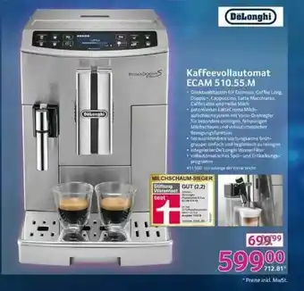 Selgros Delonghi Kaffeevollautomat Ecam 510.55.m Angebot