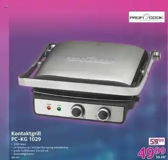 Selgros Kontaktgrill Pc-kg 1029 Angebot