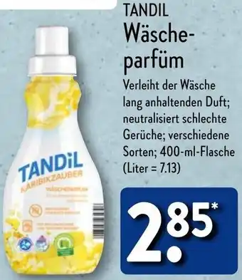 Aldi Nord TANDIL Wäscheparfüm 400 ml Flasche Angebot