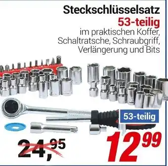 CENTERSHOP Steckschlüsselsatz 53 teilig Angebot