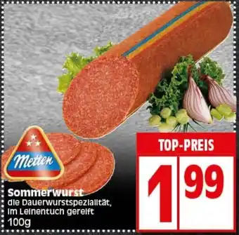 Elli Markt Metten Sommerwurst 100 g Angebot