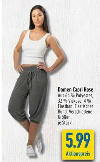 diska Damen Capri Hose Angebot