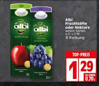 Elli Markt Albi Fruchtsäfte oder Nektare 1L Angebot