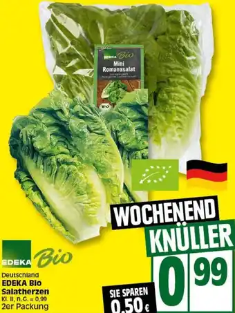 Elli Markt EDEKA Bio Salatherzen 2er Packung Angebot