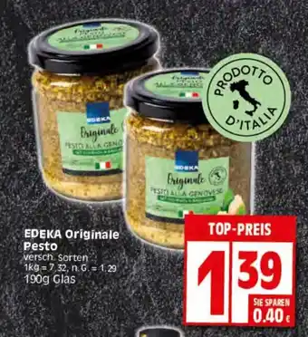 Elli Markt EDEKA Originale Pesto 190g Angebot