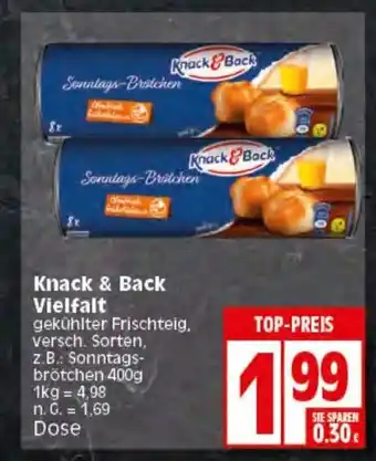 Elli Markt Knack & Back Vielfalt gekühlter Frischteig, versch. Sorten Angebot