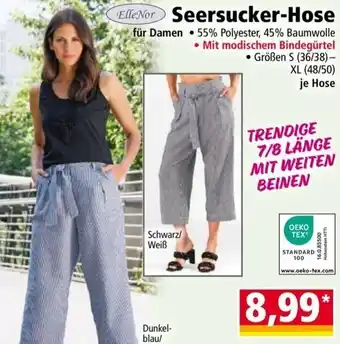 Norma Elle Nor Seersucker-Hose Angebot