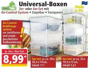 Norma TOPTEX Universal-Boxen Angebot