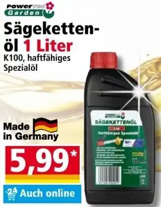 Norma Powertec Garden Sägekettenöl 1 Liter Angebot