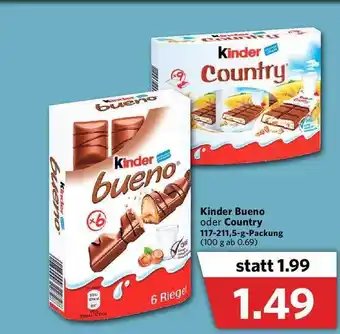 Combi Kinder Bueno Oder Country Angebot