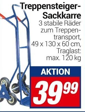 CENTERSHOP Treppensteiger Sackkarre Angebot