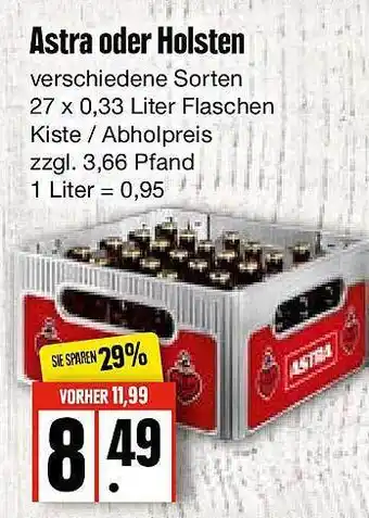 Edeka Frischemarkt Astra oder Holsen Angebot