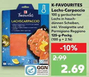 Kaufland K Favourites Lachs Carpaccio 125g Angebot