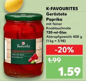 Kaufland K Favourites Geröstete Paprika 720ml Angebot