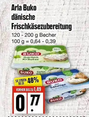 Edeka Frischemarkt Arla Buko Dänische Frischkäsezubereitung Angebot