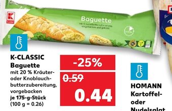 Kaufland K Classic Baguette 175g Angebot