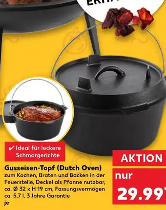 Kaufland Gusseisen Topf (Dutch Oven) Angebot