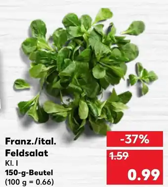 Kaufland Franz./ital. Feldsalat 150 g beutel Angebot