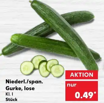 Kaufland Niederl./ Span/ Gurke, lose Angebot