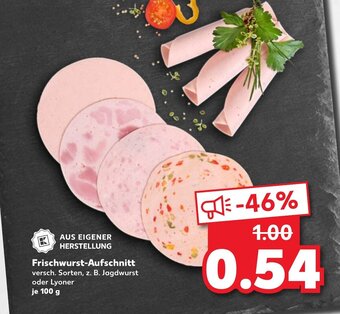 Kaufland Frischwurst Aufschnitt 100 g Angebot