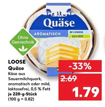 Kaufland Loose Quäse 220g Angebot