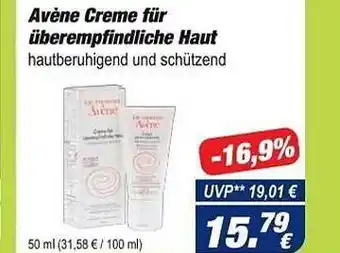 Easy Apotheke Avéne Creme Für überempfindliche Haut Angebot