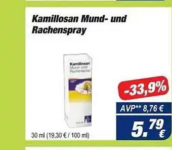 Easy Apotheke Kamillosan Mund-und Rachenspray Angebot