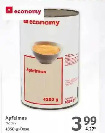 Selgros Economy Apfelmus Angebot