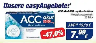 Easy Apotheke ACC Akkut 600 mg Hustenlöser Angebot