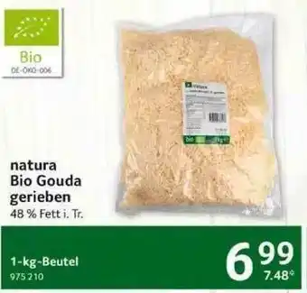 Selgros Natura Bio Gouda Gerieben Angebot