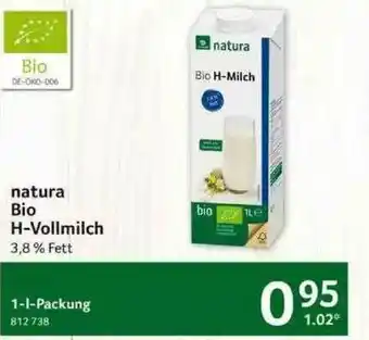 Selgros Natura Bio H-vollmilch Angebot