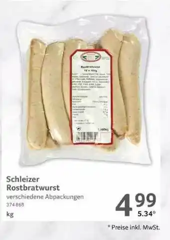 Selgros Schleizer Rostbratwurst Angebot