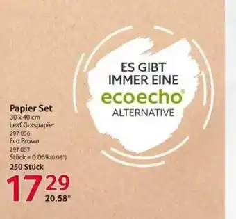 Selgros Papier Set Angebot