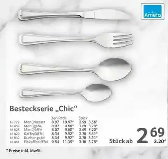 Selgros Besteckserie „chic” Angebot