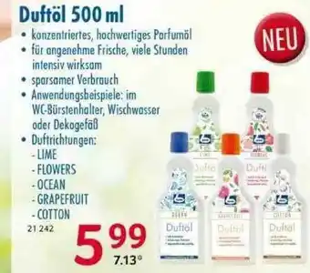 Selgros Duftöl 500 Ml Angebot