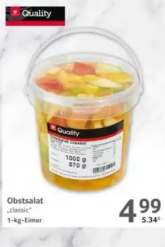 Selgros Obstsalat „classic” Quality Angebot