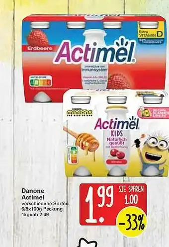 WEZ Danone Actimel Angebot