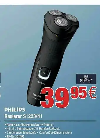 Electroplus Philips Rasierer S1223.41 Angebot