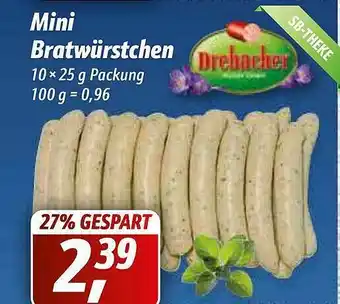 Simmel Mini Bratwürstchen Drebacker Angebot