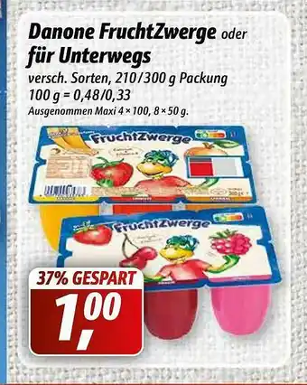 Simmel Danone Fruchtzwerge Oder Für Unterwegs Angebot