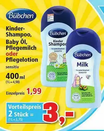 Thomas Philipps Bübchen Kinder-shampoo, Baby öl, Pflegemilch Oder Pflegelotion Angebot