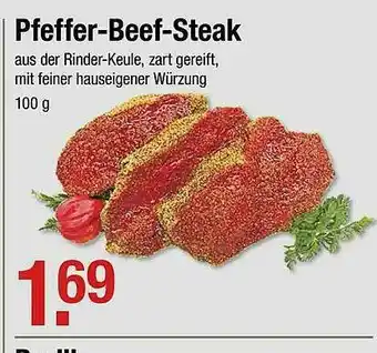 V Markt Pfeffer-beef-steak Angebot