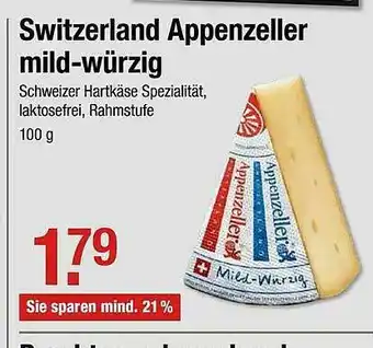 V Markt Switzerland Appenzeller Mild-würzig Angebot