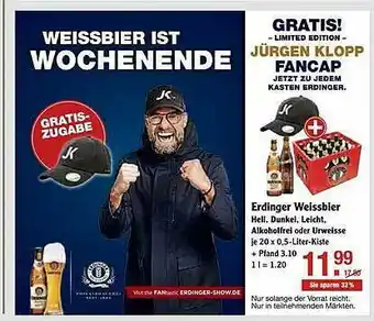 V Markt Erdinger Weissbier Angebot